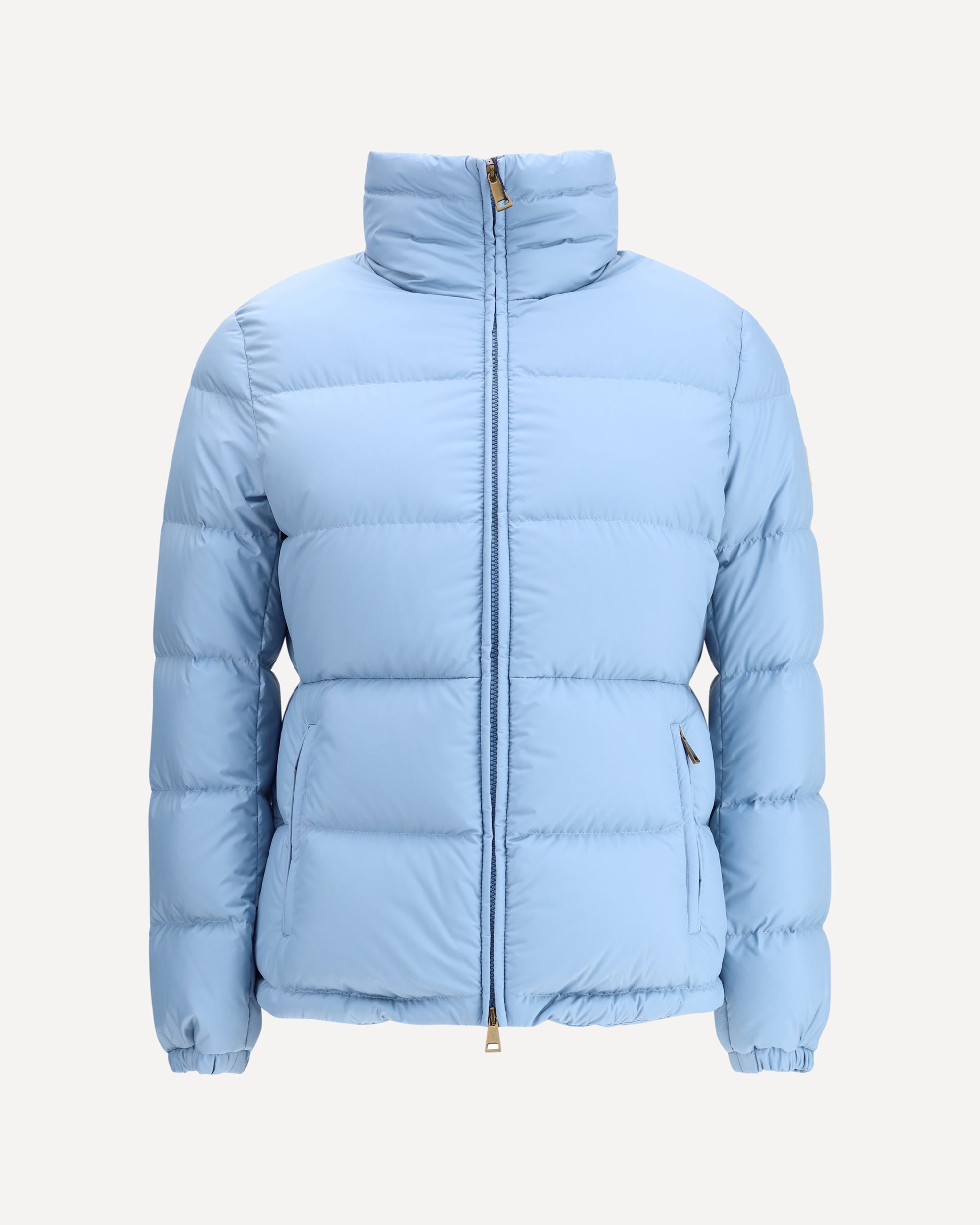 MONCLER Dourbe short Down Jacket LIGHT BLUE | Base Blu