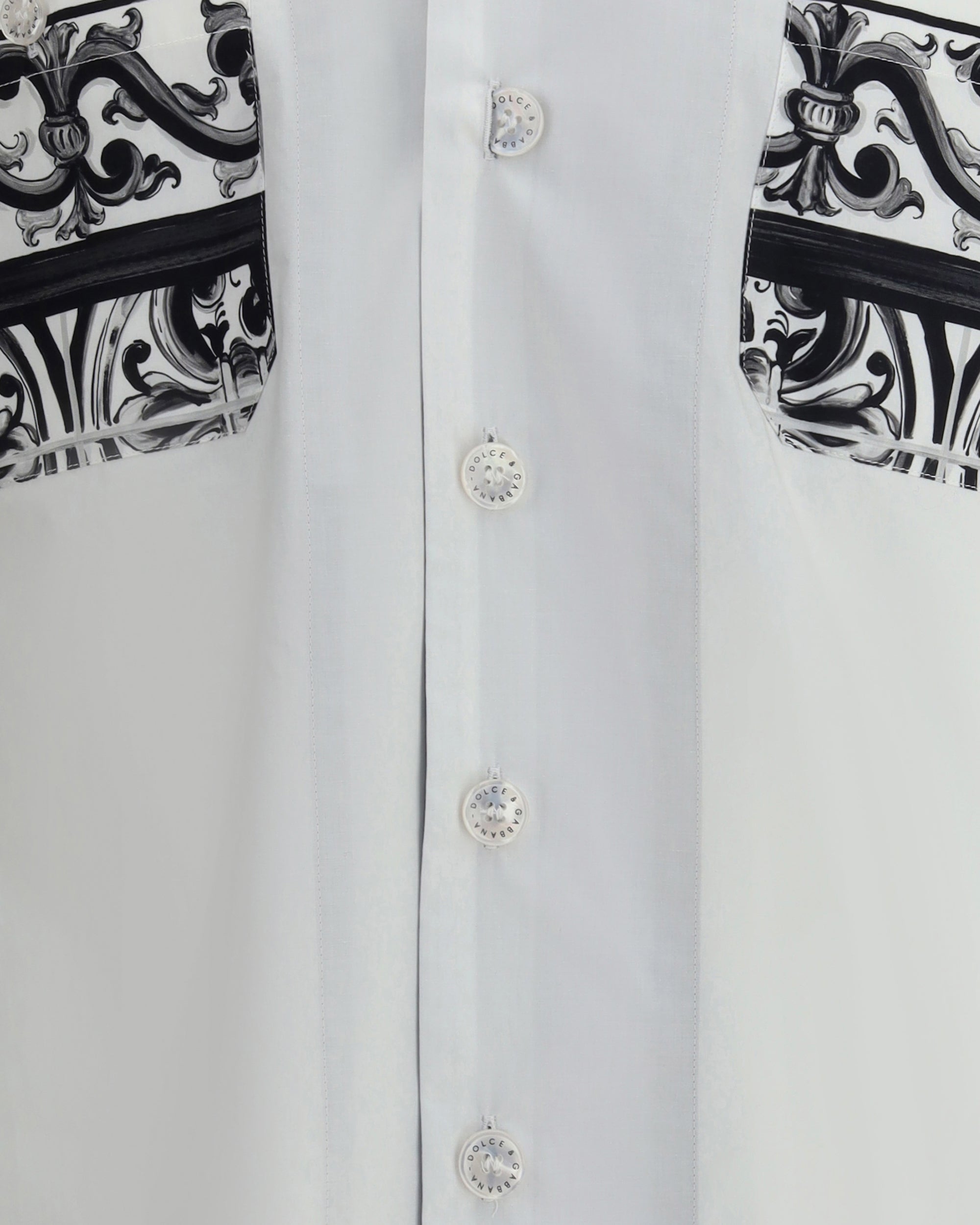 DOLCE & GABBANA Short-sleeve Shirt WHITE | Base Blu
