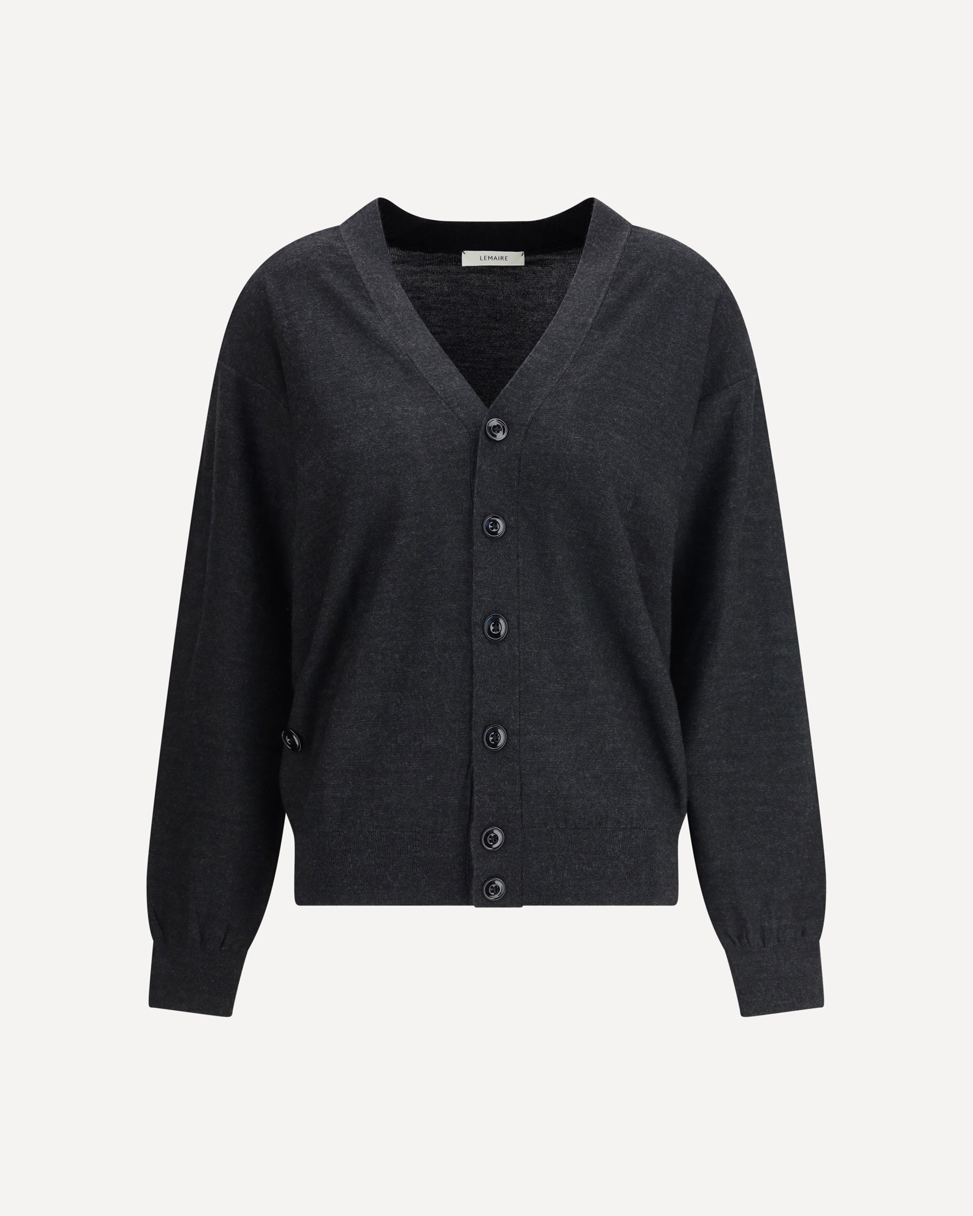 LEMAIRE Relaxed Twisted Cardigan GREY | Base Blu