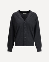 Relaxed Twisted Cardigan - GREY | Base Blu