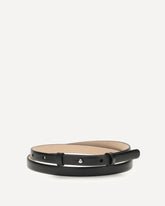 Cintura in pelle  - NERO | Base Blu