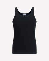 Marcello ribbed cotton Tank Top - BLACK | Base Blu