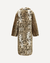 Leopard print faux fur Coat - BEIGE | Base Blu