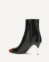 Sinead nappa and suede Ankle Boots - BLACK | Base Blu