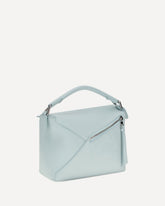 Puzzle small Handbag - LIGHT BLUE | Base Blu
