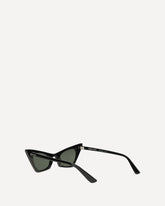 Cat-eye Sunglasses with pointed tips - BLACK | Base Blu
