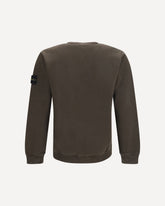 Crewneck cotton Sweatshirt - BROWN | Base Blu