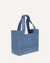Font Tote Bag medium - LIGHT BLUE | Base Blu