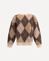 Rhombus Sweater - BROWN | Base Blu