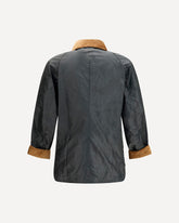 Festive Ashby waxed Jacket - GREEN | Base Blu