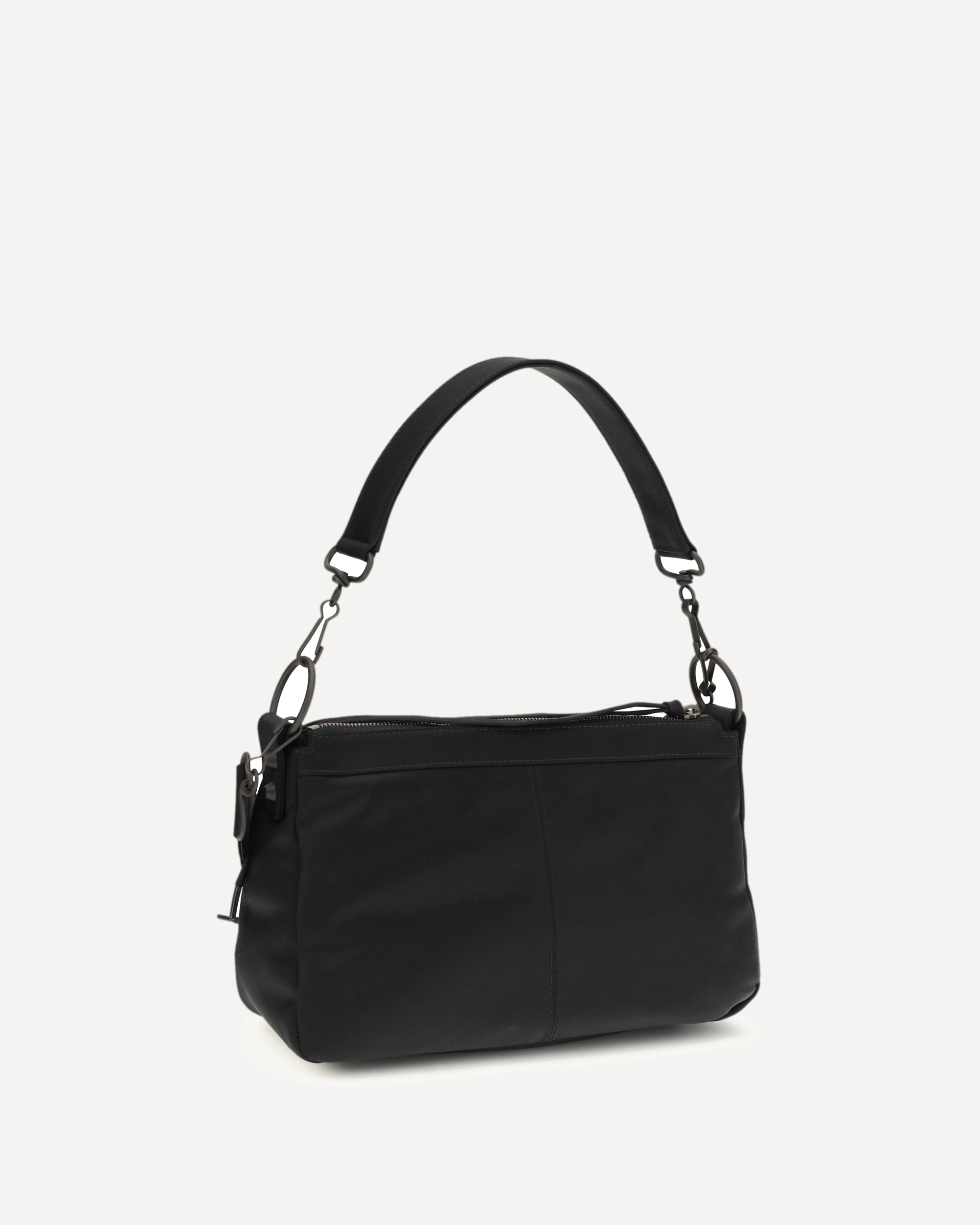 BALENCIAGA ブラックショルダーバッグ BALENCIAGA Le City Moto small Shoulder Bag BLACK | Base Blu