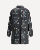 Waxed Cotton Raincoat - BLACK | Base Blu