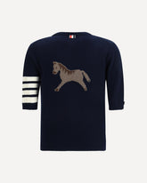 Short sleeve Sweater - BLUE | Base Blu