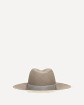 Cappello fedora in paglia - BEIGE | Base Blu