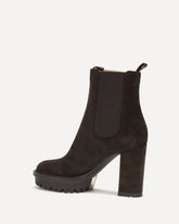 Barry suede ankle Boots - BROWN | Base Blu