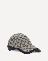 GG cotton fabric Baseball Hat - GREY | Base Blu