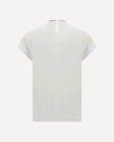 Cotton T-Shirt - WHITE | Base Blu