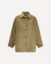 Ted Corduroy Coat - KHAKI  | Base Blu