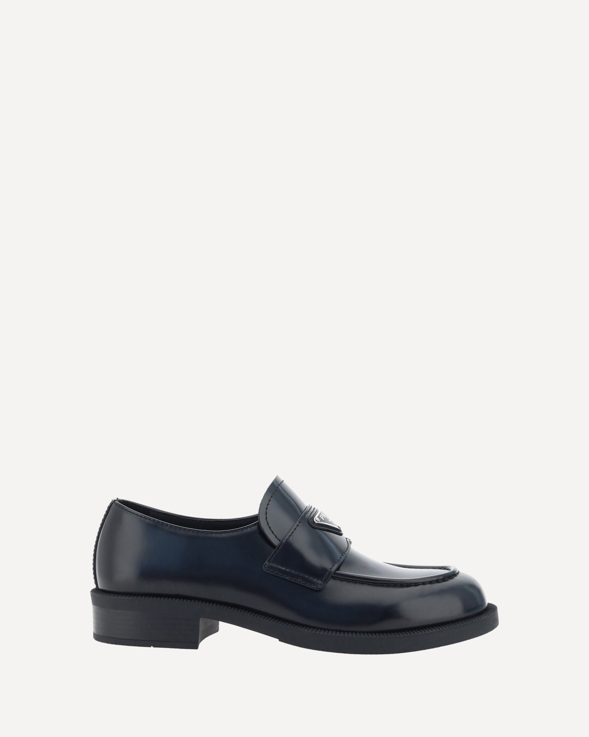 PRADA ネイビー ローファー PRADA Loafers BLACK | Base Blu