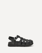 Rubber cage Sandal - BLACK | Base Blu