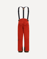 Corduroy Insulated Ski Bib Pants - RED | Base Blu