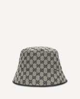 GG cotton canvas Bucket Hat - GREY | Base Blu