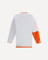 Long-Sleeve T-Shirt with print - WHITE | Base Blu