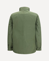 Garment Dyed Duke Casual Jacket - GREEN | Base Blu