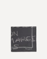 Numerical silk Scarf - GREY | Base Blu