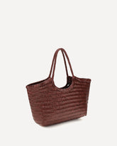 Large Nantucket Tote Bag - BORDEAUX | Base Blu
