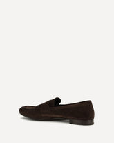 Suede Loafers - BROWN | Base Blu