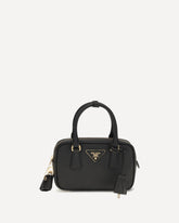 Leather Handbag - BLACK | Base Blu