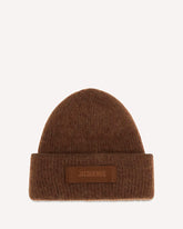 Gros Grain Ribbed Beanie - BROWN | Base Blu