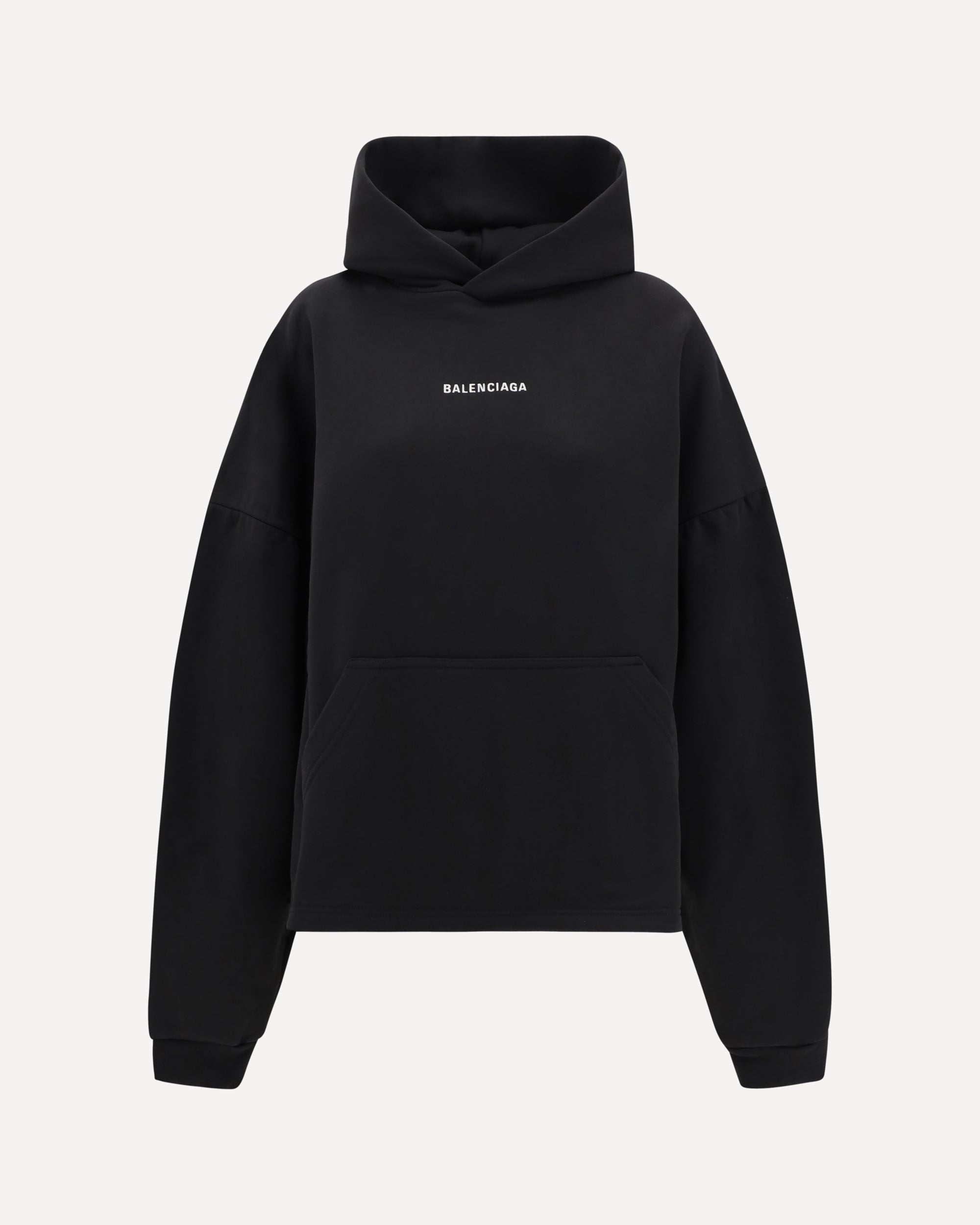BALENCIAGA Logo's Hoodie BLACK | Base Blu BALENCIAGA Logo's Hoodie BLACK | Base Blu
