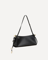 Le Click West medium Shoulder Bag - BLACK | Base Blu
