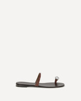 Icon Ring Sandals - BROWN | Base Blu