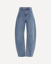 Barrel Leg Jeans - BLUE | Base Blu
