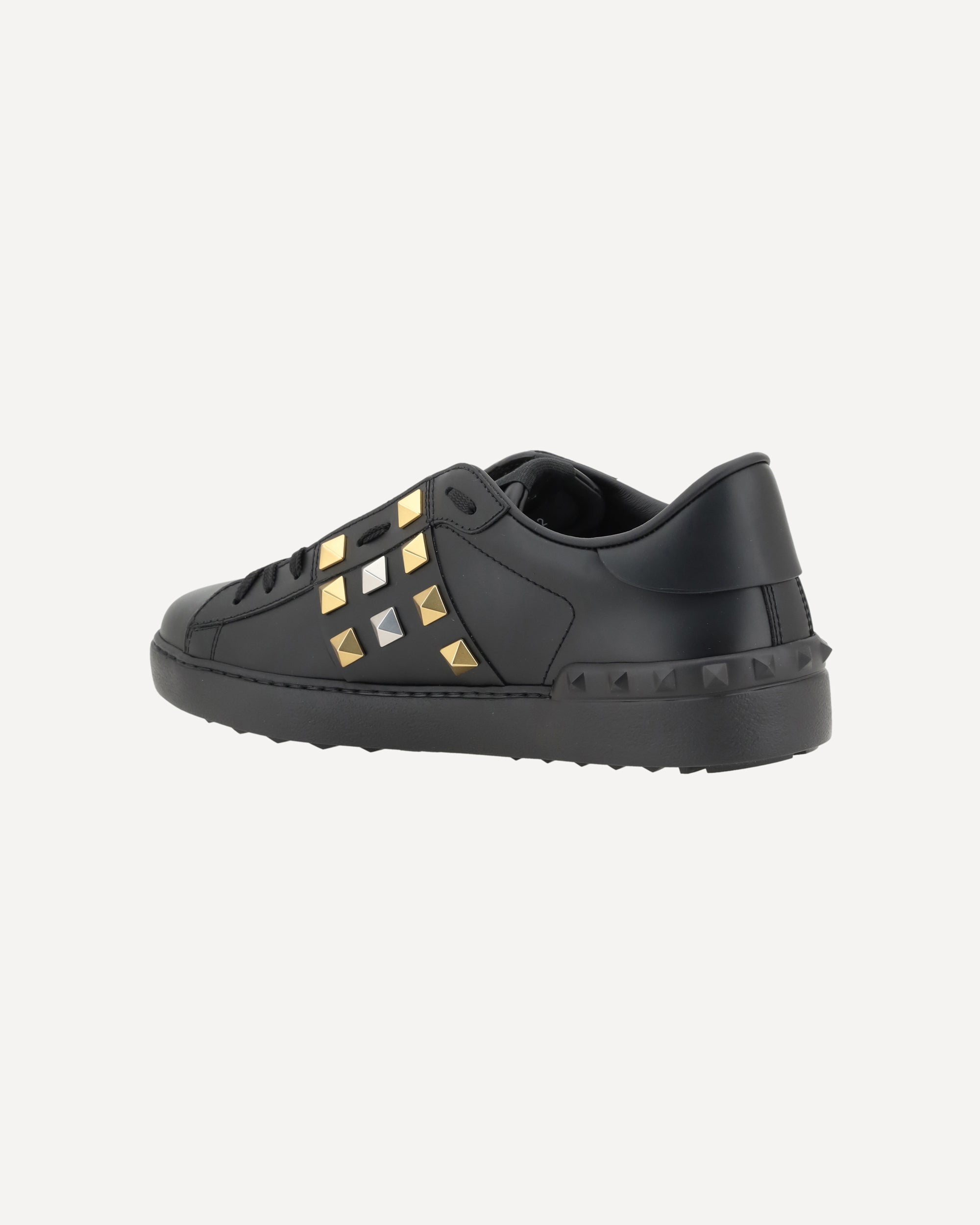 VALENTINO GARAVANI Rockstud Sneakers BLACK Base Blu