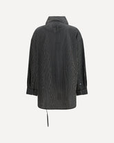 Striped viscose Shirt - BLACK | Base Blu