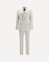 Linen and mohair Suit - GREY | Base Blu