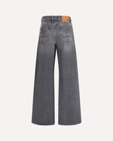 Moon Laser Grey Wash Denim High-Waist Flare Jeans - GREY | Base Blu