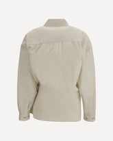 Cotton blend Shirt - CREAM | Base Blu