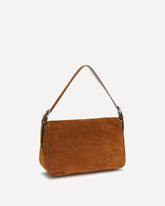 Harlow Medium Shoulder Bag - BROWN | Base Blu