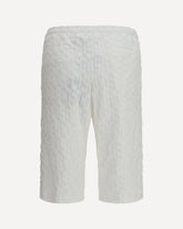 Monogram Shorts - WHITE | Base Blu
