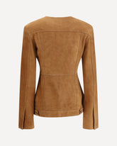 Giacca in suede  - MARRONE | Base Blu