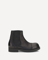 Chelsea Biker Boots - BLACK | Base Blu