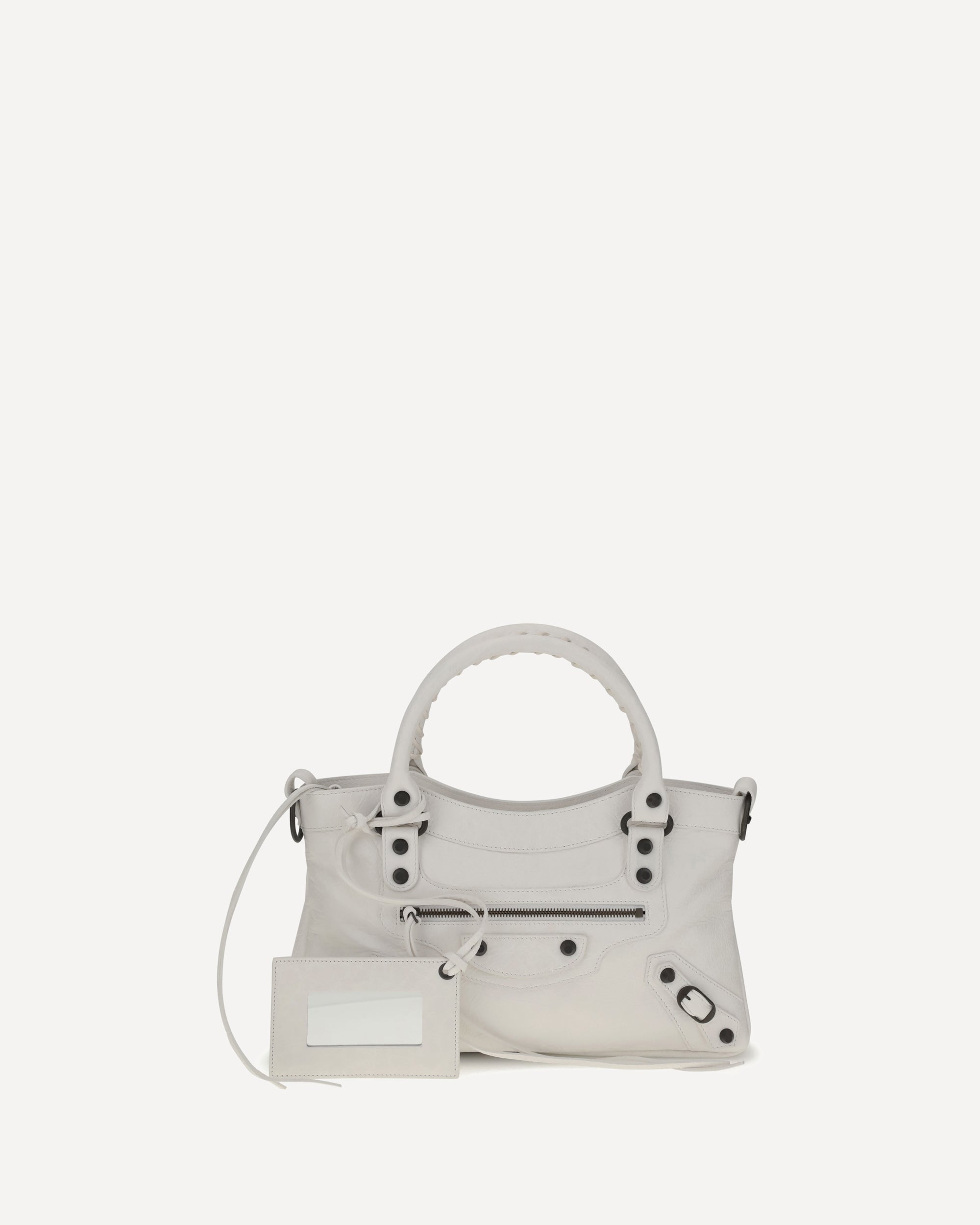 BALENCIAGA Le City First Handbag WHITE | Base Blu