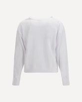 Long-sleeved Sweatshirt - WHITE | Base Blu