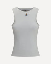 Tank Top with logo - WHITE | Base Blu