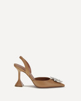 Begum slingback Pumps - BROWN | Base Blu